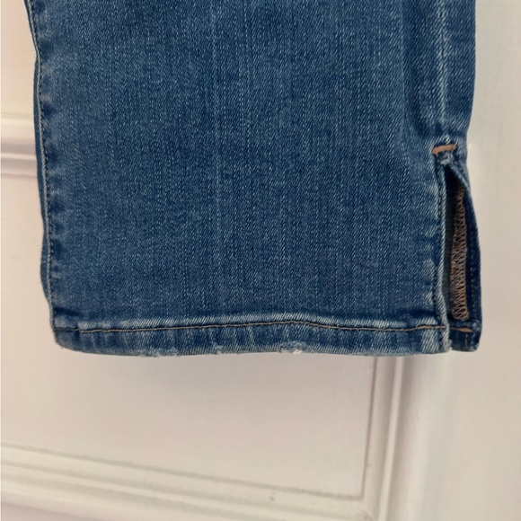 FRAME Le High Rise Straight Ankle Slit - Picture 5 of 9